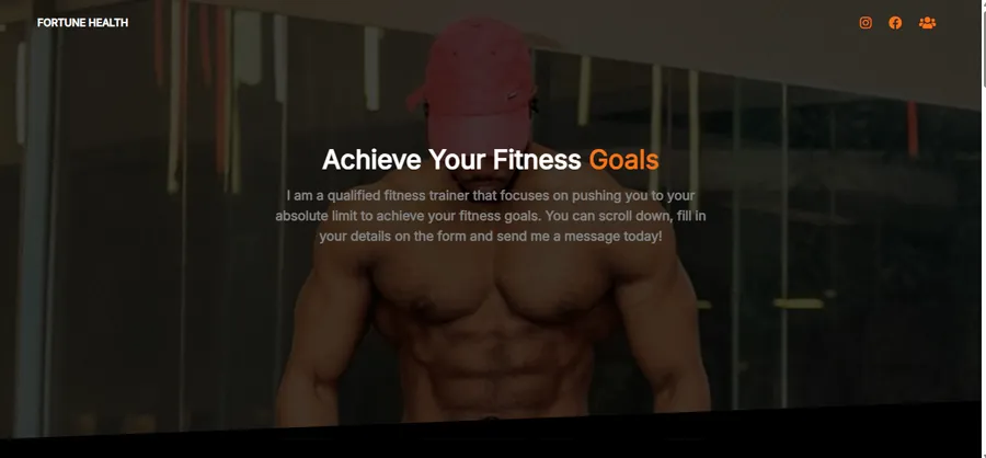 Fortune Health website screenshot